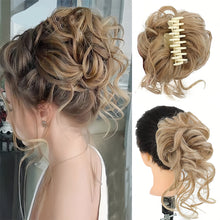 GlamCurls – Voluminöse lockige Haarhaube – Helle Honigblond