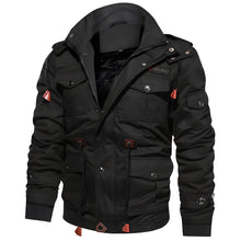 Winterjacke Herren Outdoor Warm | Pufferjacke Vielseitig – Schwarz