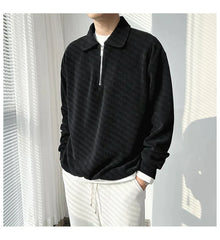 Hubert - Britischer Eleganz-Pullover für Herren – Schwarz