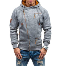 Lyona | Modischer Pullover Winterjacke Herren – Lichtgrau