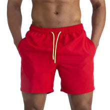 Isaac | Herren Schwimmshorts – Rot