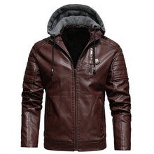 HERITAGE RACER - LEDERJACKE – Weinrot