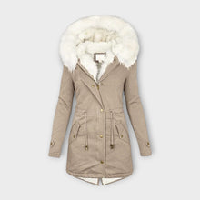 Ivara - Wasserfeste & Pelz-gefütterte Winterjacke – Beige