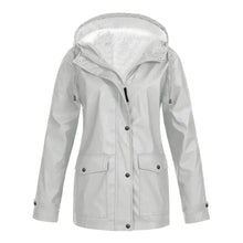 Regenjacke Damen Warm Gefüttert | Winddicht & Elegant – Silber