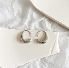 Luxuriöse Goldohrringe – Silber
