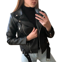 Liora | Stilvolle Lederjacke – Schwarz