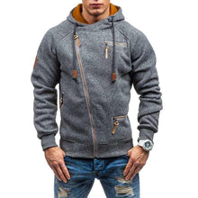 Lyona | Modischer Pullover Winterjacke Herren – Dunkelgrau