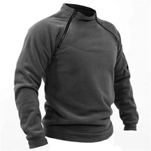 Lorenzo™ - Herren-Zipper-Sweatshirt für Outdoor-Abenteuer – Dunkelgrau