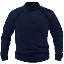 Lorenzo™ - Herren-Zipper-Sweatshirt für Outdoor-Abenteuer – Marineblau