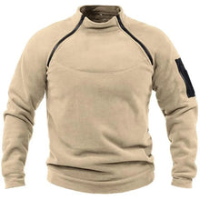 Lorenzo™ - Herren-Zipper-Sweatshirt für Outdoor-Abenteuer – Khaki