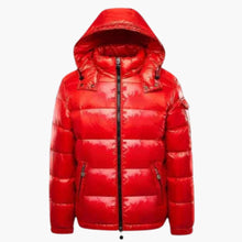 Herren Steppjacke mit Kapuze – Rot