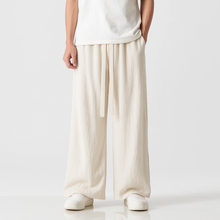 Robert | Leinen Baggy Jeans für Herren – Beige