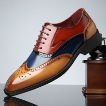 Herren Wingtip Brogue Schnürschuhe - Noel – Braun