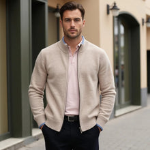 Herrenstrickjacke In Regular Fit - Tyler – Beige