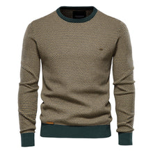 Pullover mit Rundhalsausschnitt für Herren - - MANNO – Grün