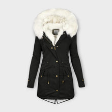 Ivara - Wasserfeste & Pelz-gefütterte Winterjacke – Schwarz