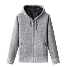 Hoodie-Cardigan mit Kapuze für lässige Eleganz – Grau