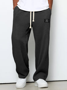 Luca - Herrenhosen mit bequemer Passform – Schwarz