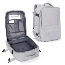Damen Groß Rucksack | Moderner – Hellgrau