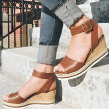 Sandalina™ – Damen Sandalen mit Komfortablen Riemen – Braun