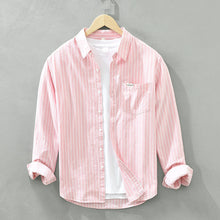 Jonas™| Leinenhemd – Rosa