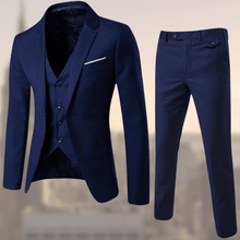 Eleganter und hochwertiger Anzug für Herren – Dunkelblau