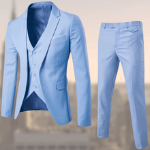 Eleganter und hochwertiger Anzug für Herren – Hellblau