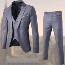 Eleganter und hochwertiger Anzug für Herren – Grau