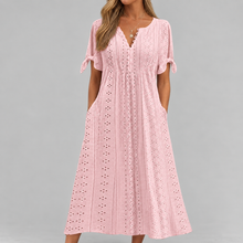 Siena - Luftiges Boho-Sommerkleid – Rosa