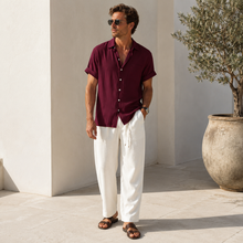 Phillip - Bequeme Sommergarderobe für Männer – Rot