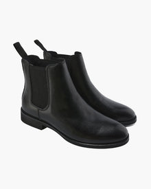Gabriel | Klassische Herren Chelsea-Boots aus Leder – Schwarz