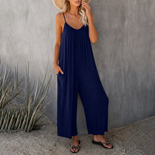 Mahdi - Gemütlicher Jumpsuit mit Taschen – Blau