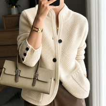 Edda - Gemütlicher Cardigan mit Knöpfen – Beige