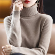 Letizia - Stilvoller Rollkragenpullover – Kamel