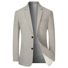 Martin - Lässiger Blazer in schmaler Passform – Beige
