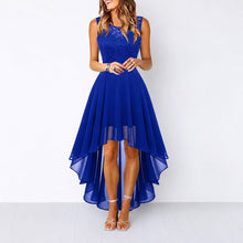 Airish - Faszinierendes asymmetrisches Kleid – Blau