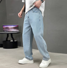 Garza - Lässige Gerade Jeans – Hellblau