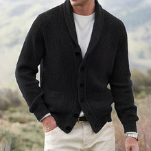 Winton - Klassischer Herren-Cardigan – Schwarz