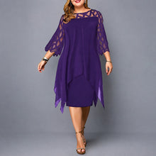 Annika - Elegantes Kleid mit femininer Silhouette – Violett