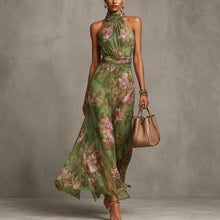 Emelia - Stilvolles Boho-Maxikleid – Grün