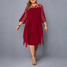 Annika - Elegantes Kleid mit femininer Silhouette – Rot