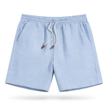 Barnett - Lässige Shorts mit elastischem Bund – Hellblau