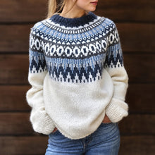 Estelle - Bequemer Pullover im skandinavischen Stil – Weiß