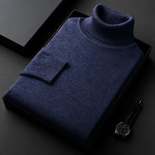 Amara - Stilvoller Rollkragenpullover – Blau