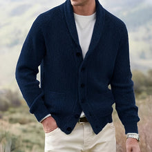 Winton - Klassischer Herren-Cardigan – Marineblau