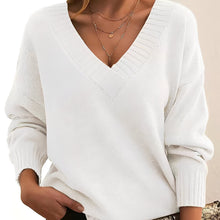 Mollie - Luftiger Damenpullover mit entspanntem Design – Weiß