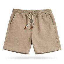 Barnett - Lässige Shorts mit elastischem Bund – Khaki