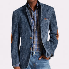 Marco - Retro Einreihiger Blazer – Blau