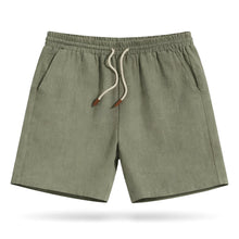 Barnett - Lässige Shorts mit elastischem Bund – Grün