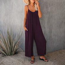 Mahdi - Gemütlicher Jumpsuit mit Taschen – Lila